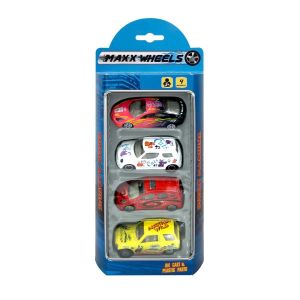 Street Machine 4'lü Mini Araçlar