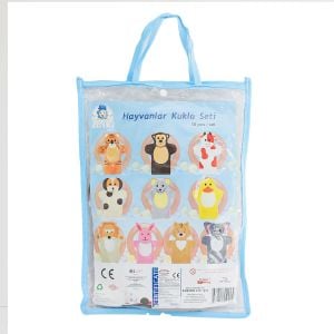 AND-5002 Hayvanlar Kukla Seti 10'lu