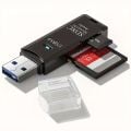 Yumurcak Shop® 2in1 Usb 3.0 Micro Sd Hafıza Kartı - Tf Kart Okuyucu Hub Adaptör Veri Aktarıcı