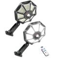 Powermaster ZB-168A Kumandalı Sensörlü Beyaz Solar Aydınlatma