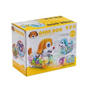 599-29 Şeffaf Sesli Yürüyen Köpek 