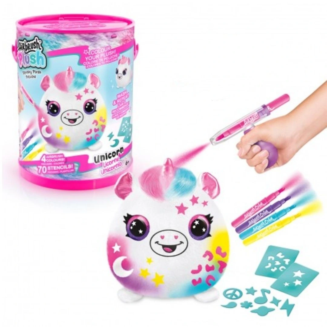 Airbrush Plush Peluş Squish Boya Kutusu Hobi Seti