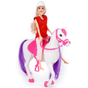 Jasmine Atlı Bebek Beyaz-Pembe GLT-E301-B