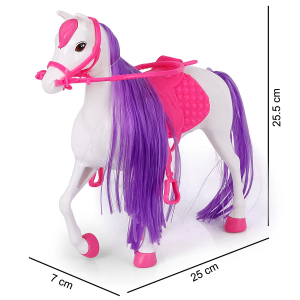 Jasmine Atlı Bebek Beyaz-Pembe GLT-E301-B