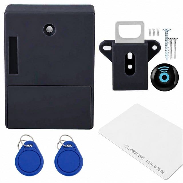PowerMaster PM-26971 Gizli Çekmece Dolap RFID Kapı Güvenlik Kilidi