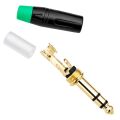 Powermaster LP3X-BG 6.3mm Stereo Metal Erkek Jack Kontaklı Ses Konnektörü