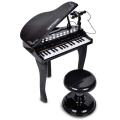 Bontempi Işıklı Mikrofonlu Tabureli Piyano Seti - S00033546
