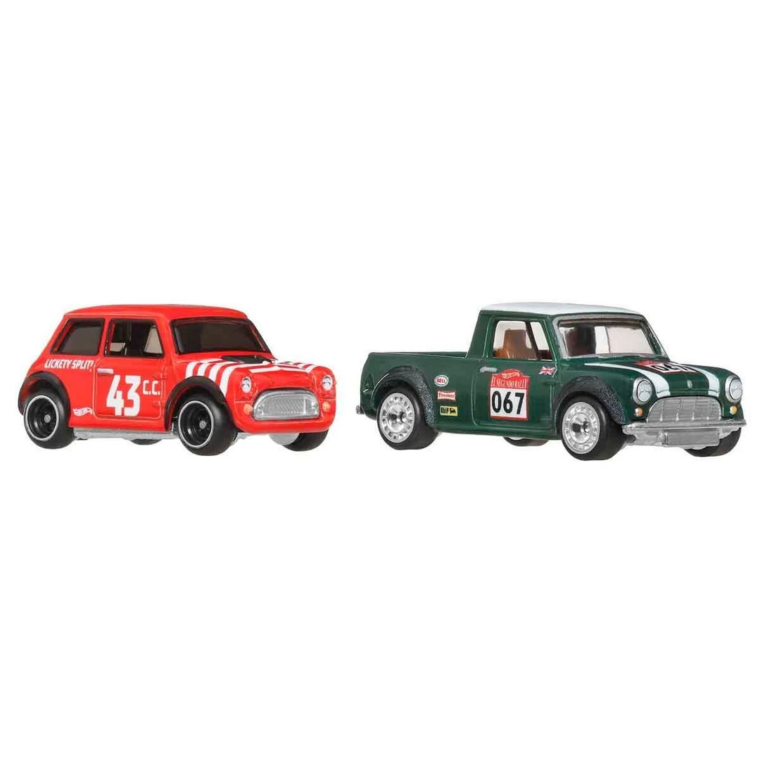 1:64 Hot Wheels Premium Car Culture 2'li Morris Mini Ve 67 Austin Mini Pickup