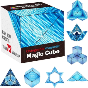 Manyetik Değiştirilebilir Sihirli Küp - 1  Adet Stokta Olan Gönderilir