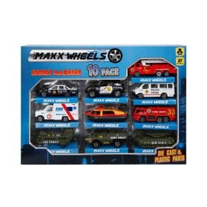Sunman Street Machine 10'lu Metal Oto Seti