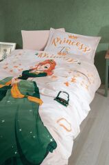 Clasy Ranforce Nevresim Takımı Tek Kişilik Tiana v1 Taş