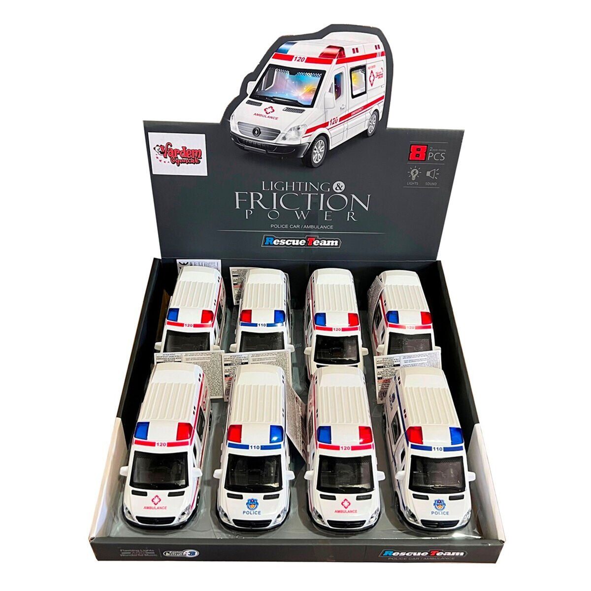 HT-7737 SURT IŞIKLI SESLİ AMBULANS POLİS - 1 Adet Stokta Olan Gönderilir