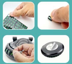 360° Dönebilen Yapışkanlı Numaratörlü Araç Telefon Tutucu