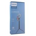 Philips 2in1 Tripod Standlı Youtube Tiktok Selfie Çekim Işıklı Telefon Tutucu - Makyaj Işığı DLK3621N/93