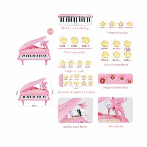BAO-1504B 31 Tuşlu Mini Piano MP3