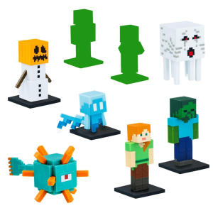 Minecraft 3D Figür Kalem Başlığı Toppeez 8'li