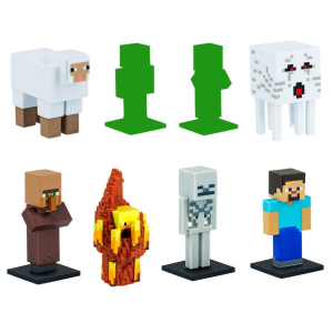 Minecraft 3D Figür Kalem Başlığı Toppeez 8'li