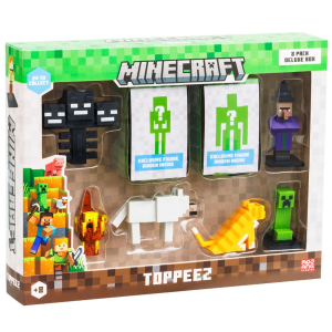 Minecraft 3D Figür Kalem Başlığı Toppeez 8'li