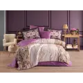 Hobby Çift Kişilik Poplin Nevresim Alandra Mürdüm