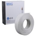 Mag RG6-U4 Bakır SAT1 Anten Kablosu 100 Mt