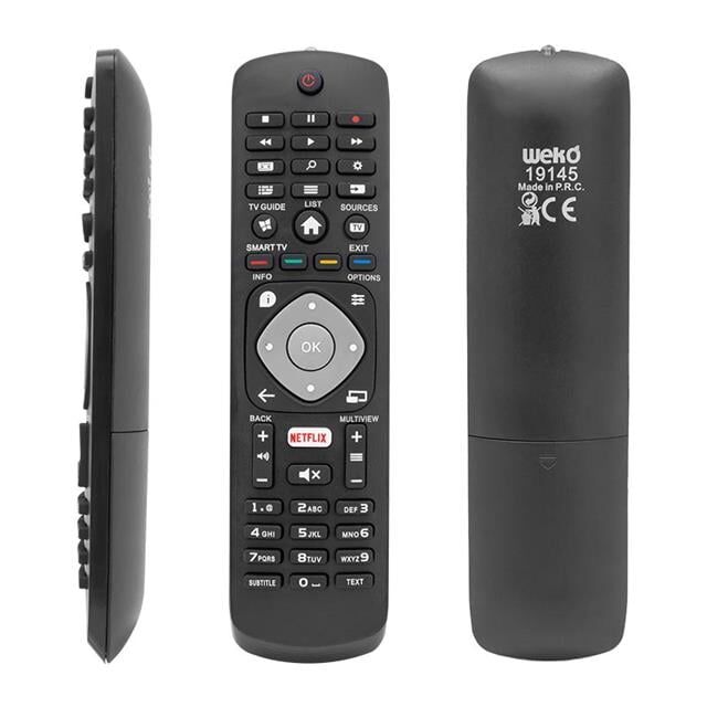 Weko Philips RM-L1285+ Smart Tuşlu Netflix LCD Led TV Kumanda