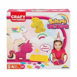 Crafy Sihirli Unicorn Oyun Hamuru Seti 11 Parça