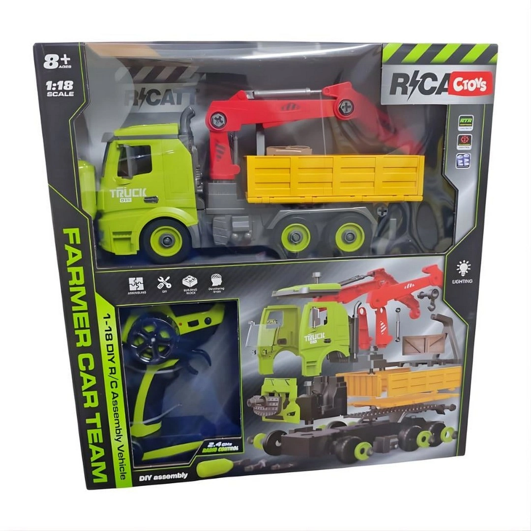 Işıklı Uzaktan Kumandalı Sök Tak Vinçli Kamyon