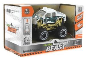 Çek Bırak Mini Off Road Beyaz Polis Aracı