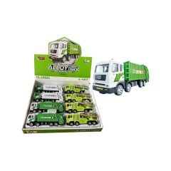 YH-711-57A SÜRTMELİ METAL 1:50 ÇÖP KAMYONU - 1 Adet Stokta Olan Gönderilir