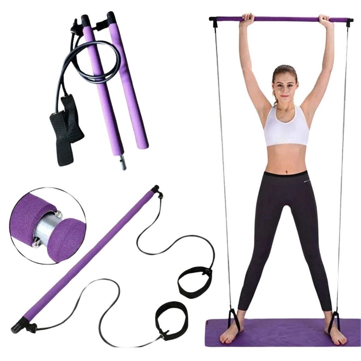 Jimnastik Çubuğu Plates Barı Taşınabilir Spor Ve Egzersiz Aleti