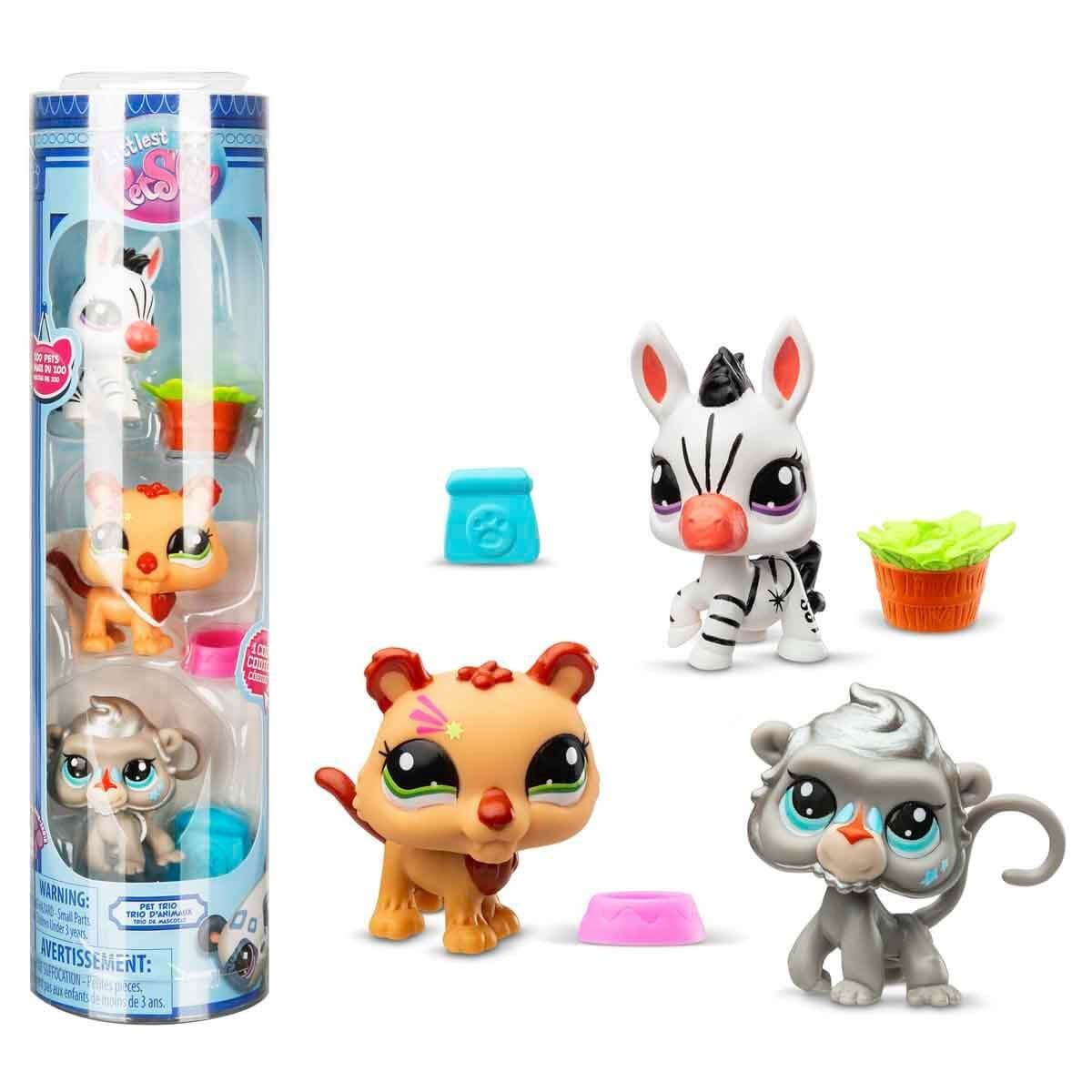0621 Littlest Pet Shop Minişler 3’lü Figür Seti S2 - 1  Adet Stokta Olan Gönderilir