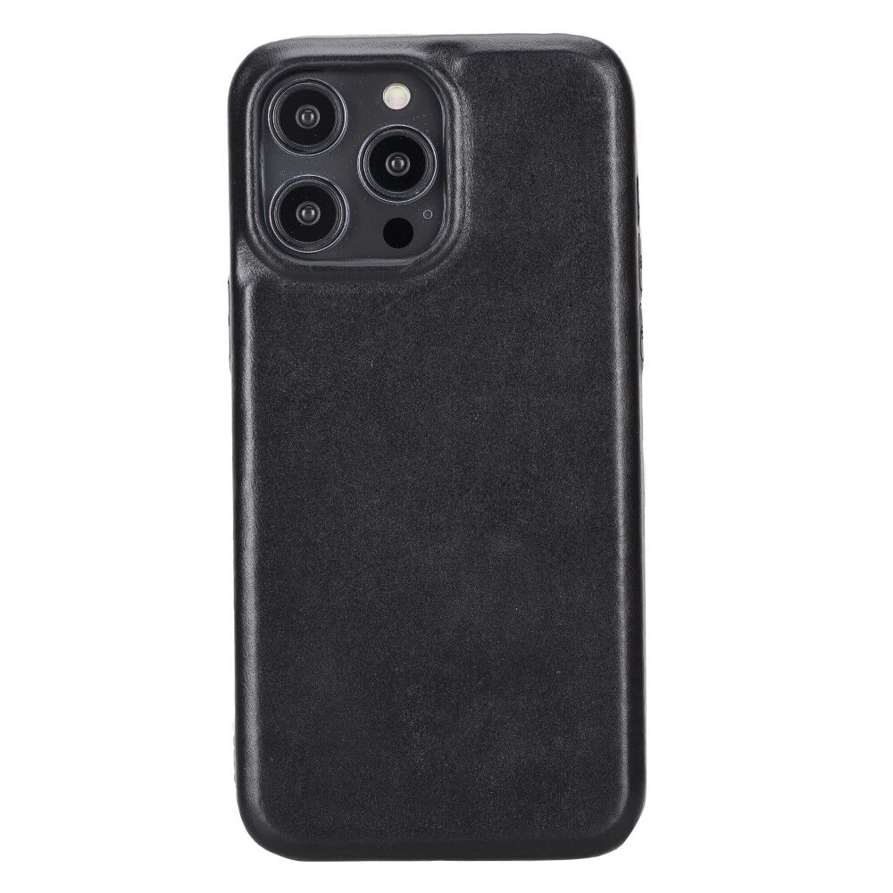 Apple iPhone 15 Pro Max Uyumlu Deri Arka Kapak ROCK RST1