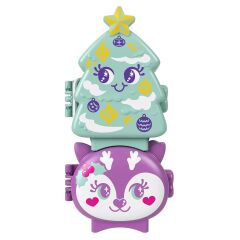 JGM53 Polly Pocket Sevimli Yılbaşı 2li Paket Oyun Seti