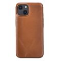 Apple iPhone 15 Uyumlu Deri Arka Kapak ROCK RST2E
