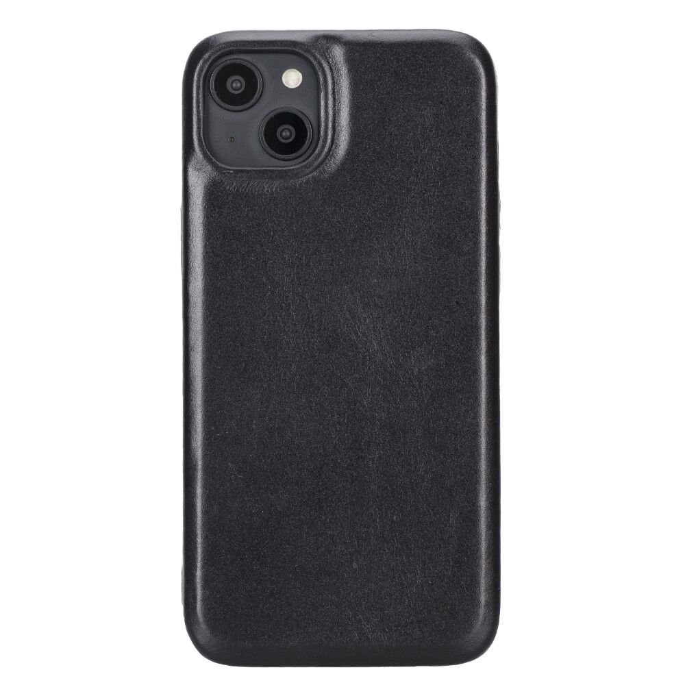 Apple iPhone 15 Plus Uyumlu Deri Arka Kapak ROCK RST1