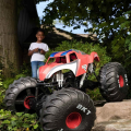 1:10 Monster Jam Mega Spider-Man USB Şarjlı Uzaktan Kumandalı Araba 70 cm