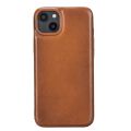 Apple iPhone 15 Plus Uyumlu Deri Arka Kapak ROCK RST2E