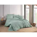 Hobby Private İpliği Boyalı Nevresim Takımı Mint