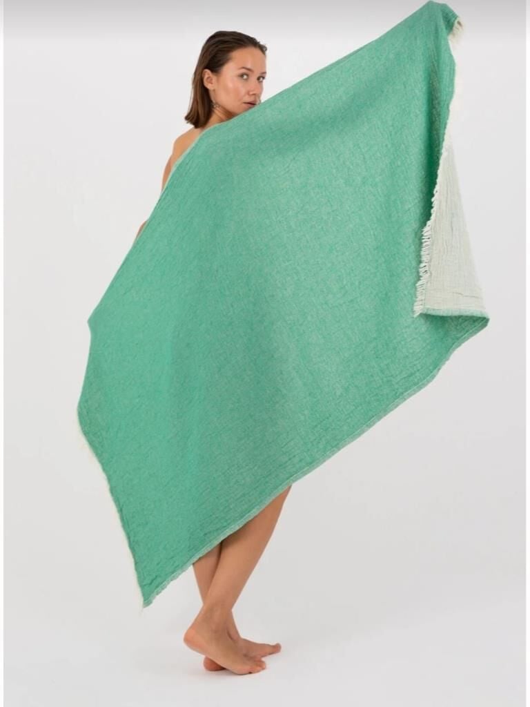 Nevresim Dünyası Müslin Peştemal Yeşil