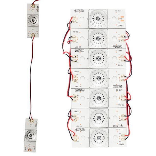 6 Volt Tek Kablolu Birbirine Bağlı Led