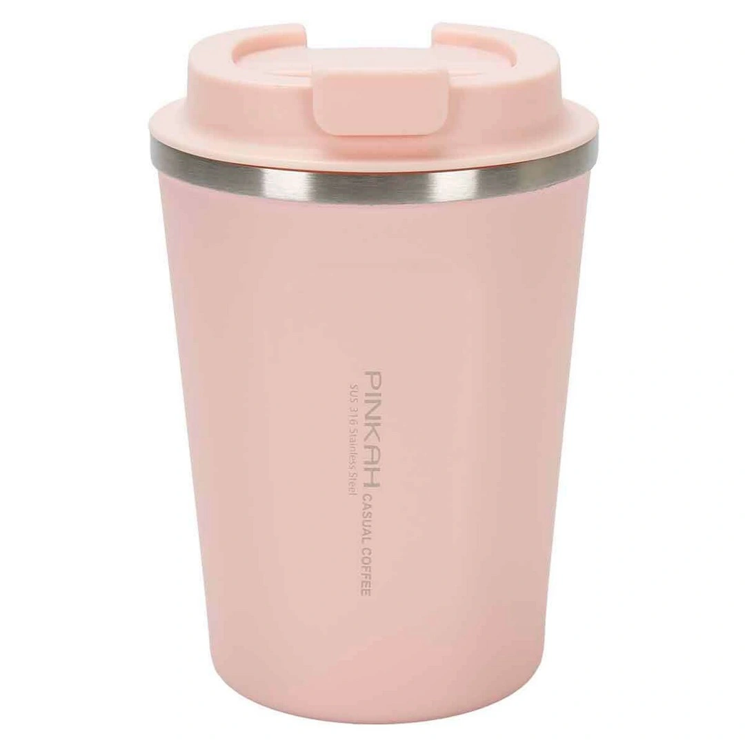 Pınkah Paslanmaz Çelik Kahve Termos Bardağı 380 ml