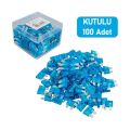 PowerMaster 15 Amper Aşırı Yük ve Kısa Devre Koruma Bıçaklı Oto Sigortası (100lü Paket)