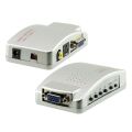 Powermaster PM-983 VGA'dan BNC S-Video VGA'ya Görüntü Dönüştürücü 1080P Destekli