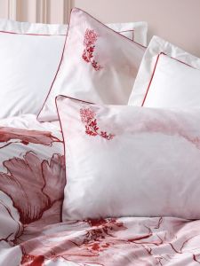 Cotton Box Çift Kişilik Elit Saten Nevresim Takımı Gules Kırmızı