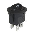 PowerMaster Yuvarlak 4 Pinli Işıksız On-Off Anahtar IC-133-4