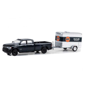 Greenlight 1/64 2023 Ram 2500 With Small Cargo Trailer Model Araba G-32290-D