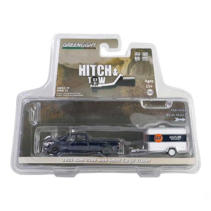 Greenlight 1/64 2023 Ram 2500 With Small Cargo Trailer Model Araba G-32290-D