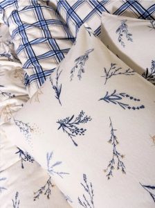 Cotton Box Flanel Nevresim Takımı Tek Kişilik Lavanid Mavi