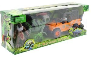 Dinozor Avcısı Jeepli Oyun Seti