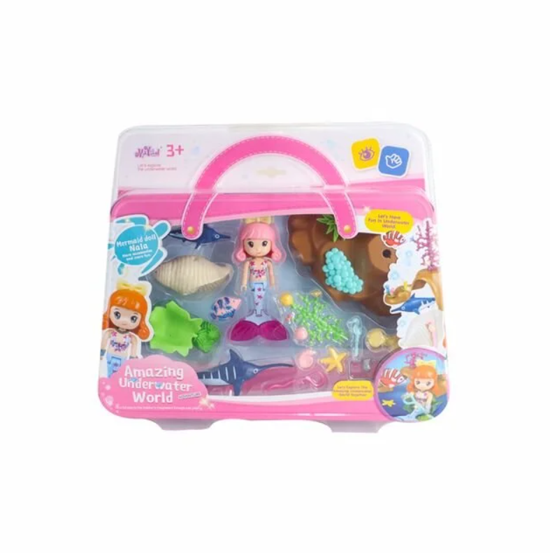 Pembe Saçlı Denizkızı Maylla Resif Mini Oyun Seti